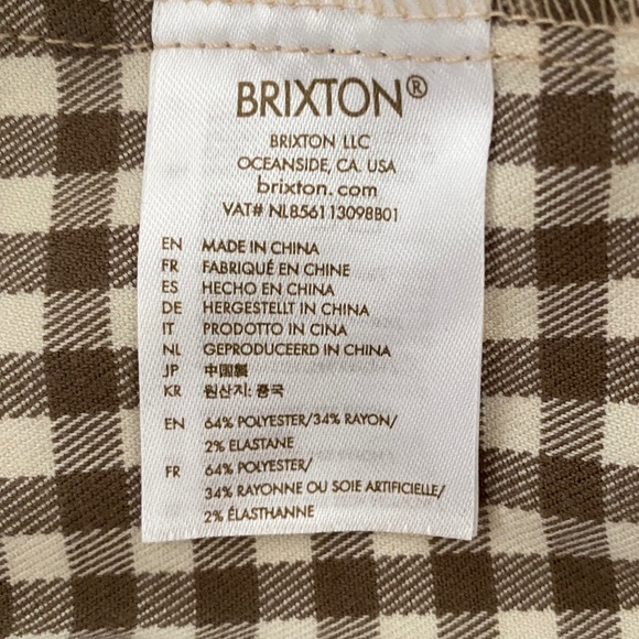 Brixton Thurston Gingham Blazer - Picture 5 of 8